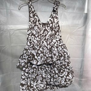 Girls dress Y2K floral dress bubble skirt size large